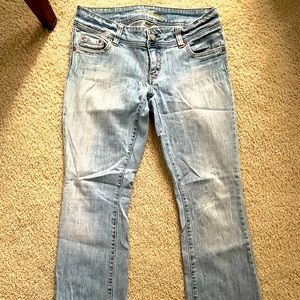 American Eagle  Artist Stretch regular Jeans  Light Wash  Women's Size 10